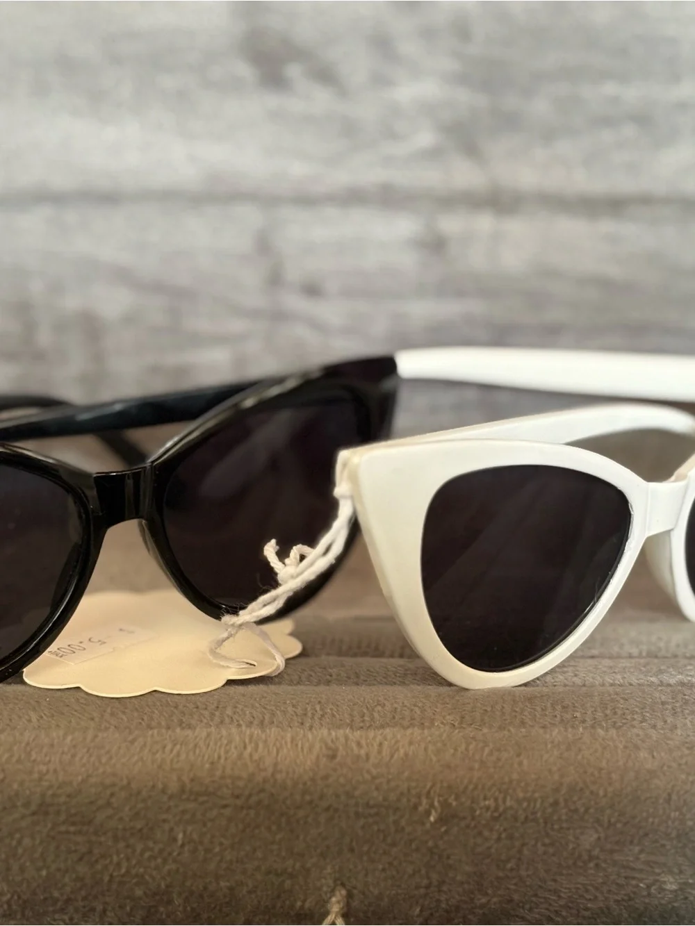 Tortoiseshell Cat Eye Sunglasses with Purple Lenses